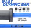 Olympic Barbell Bar Plates 4Ft Solid Iron Fitness Weightlifting
